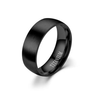 Men's Titanium frosted matte band 10